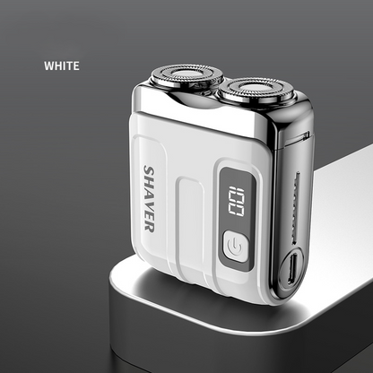 Portable Mini Men's Electric Shaver – Compact & rechargeable – Wet/dry use, perfect for travel or gym bag – quick and smooth shave