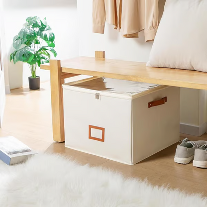Fabric Shoe Organiser Storage Box – Foldable, Large Capacity, Dustproof & Breathable for Closet & Bedroom