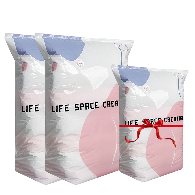 Large Compressible Vacuum Storage Bag – Pump-Free, Watertight & Ideal For Saving Space In Suitcases And At Home
