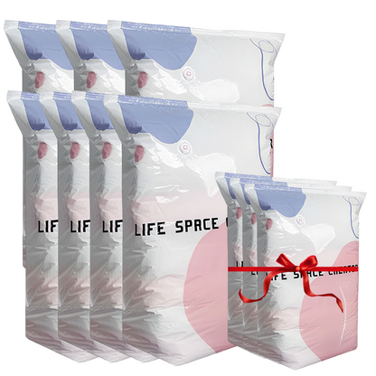 Large Compressible Vacuum Storage Bag – Pump-Free, Watertight & Ideal For Saving Space In Suitcases And At Home