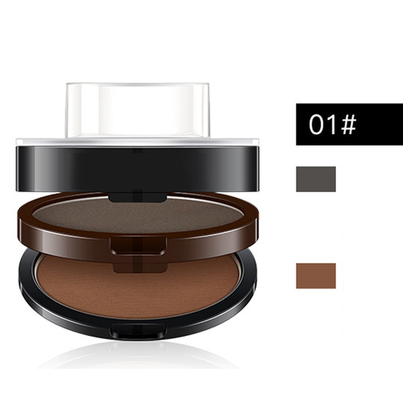 Instant Adjustable Eyebrow Stamp – Two‑color brow powder, waterproof & smudge‑proof. Natural, full brows in seconds