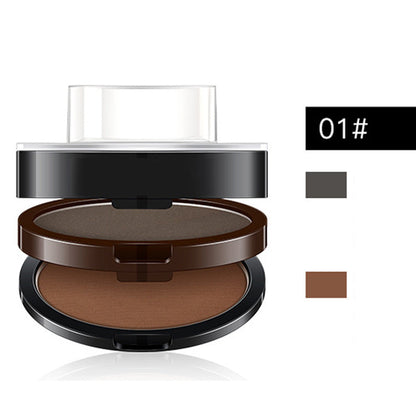 Instant Adjustable Eyebrow Stamp – Two‑color brow powder, waterproof & smudge‑proof. Natural, full brows in seconds