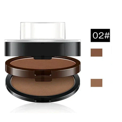 Instant Adjustable Eyebrow Stamp – Two‑color brow powder, waterproof & smudge‑proof. Natural, full brows in seconds