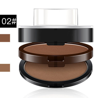 Instant Adjustable Eyebrow Stamp – Two‑color brow powder, waterproof & smudge‑proof. Natural, full brows in seconds