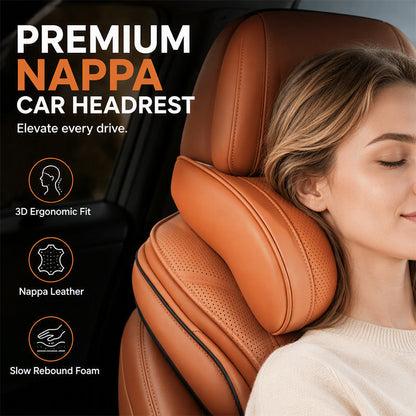 Memory Foam Car Neck Pillow – 3D contoured support, slow‑rebound foam. Reduces neck pressure on long drives – drive in comfort