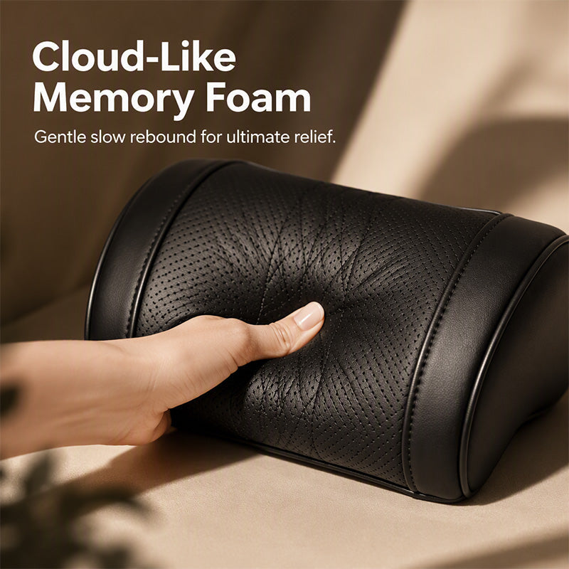 Memory Foam Car Neck Pillow – 3D contoured support, slow‑rebound foam. Reduces neck pressure on long drives – drive in comfort