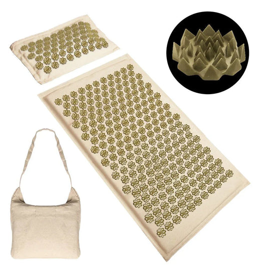 Tapis d’acupression relaxant avec oreiller de soutien | Acuva™