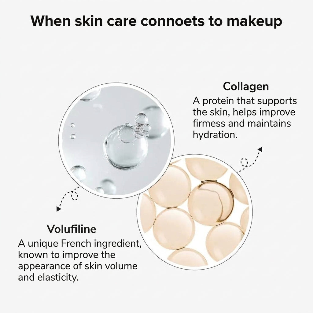 2-in-1 foundation stick with built-in brush for easy application