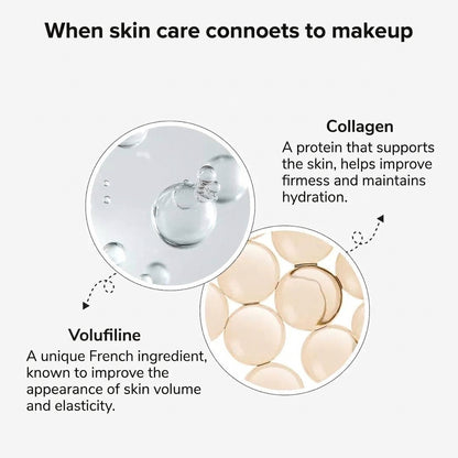 2-in-1 foundation stick with built-in brush for easy application