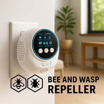 Elsie Ultrasonic Plug-In Pest Deterrent - Indoor and Outdoor, Black or White