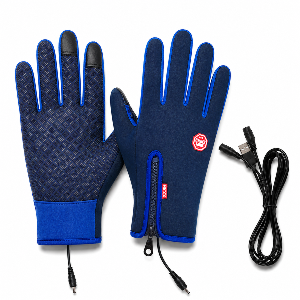 Unisex Heated Winter Gloves with Touchscreen & Waterproof Design