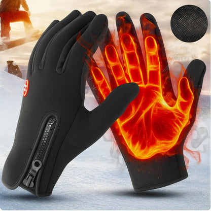 Unisex Heated Winter Gloves with Touchscreen & Waterproof Design