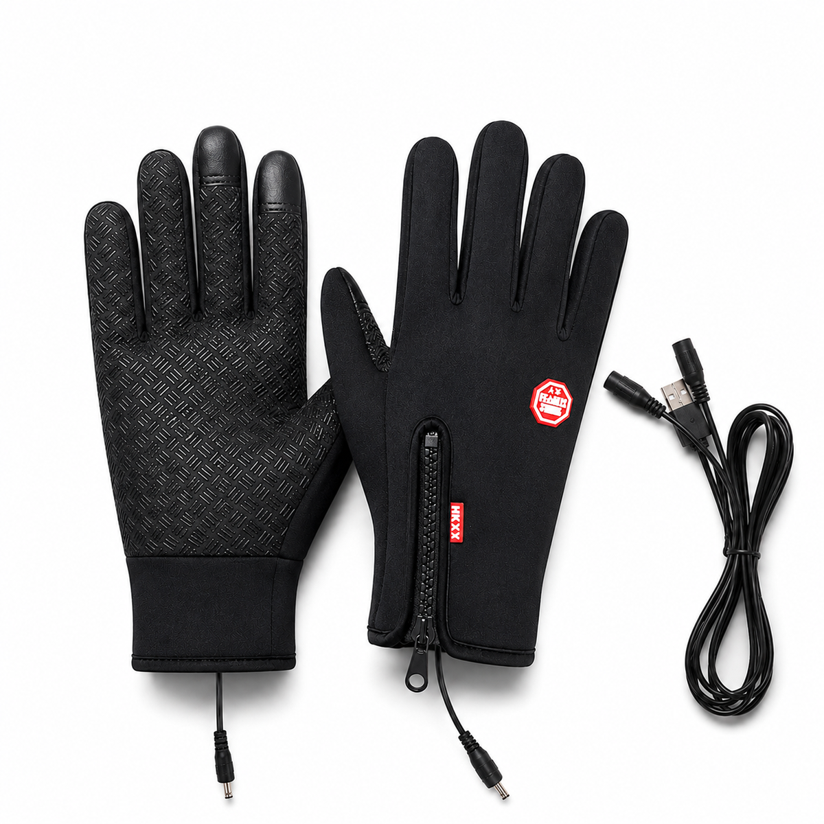Unisex Heated Winter Gloves with Touchscreen & Waterproof Design