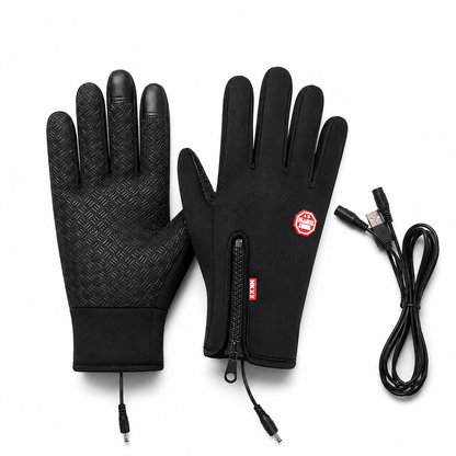 Unisex Heated Winter Gloves with Touchscreen & Waterproof Design
