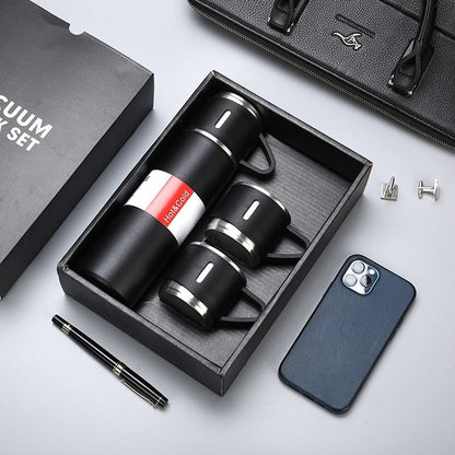 Unisex Portable Insulated Thermos Flask - 12-Hr Hot/Cold Retention