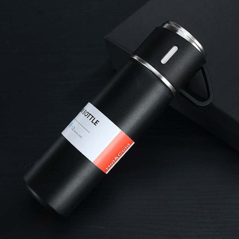 Unisex Portable Insulated Thermos Flask - 12-Hr Hot/Cold Retention