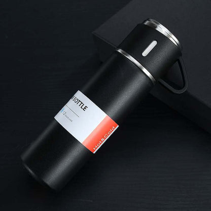 Unisex Portable Insulated Thermos Flask - 12-Hr Hot/Cold Retention