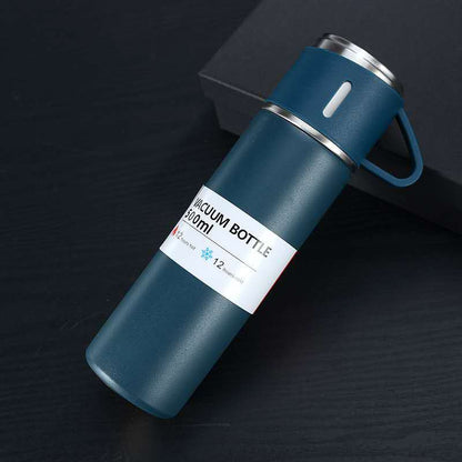 Unisex Portable Insulated Thermos Flask - 12-Hr Hot/Cold Retention