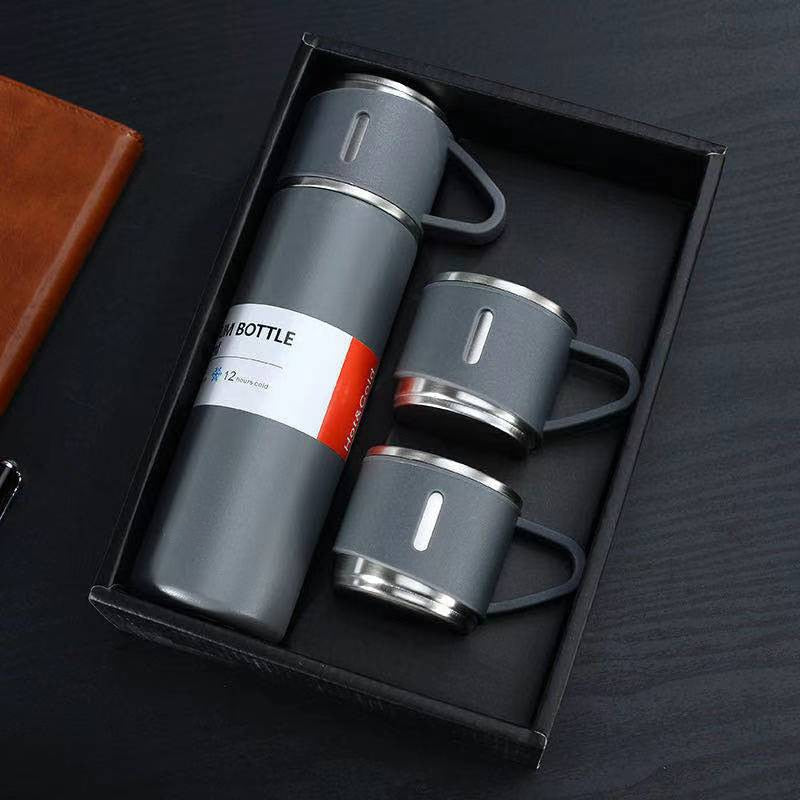 Unisex Portable Insulated Thermos Flask - 12-Hr Hot/Cold Retention