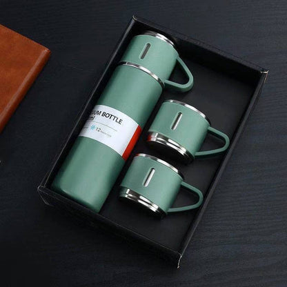 Unisex Portable Insulated Thermos Flask - 12-Hr Hot/Cold Retention