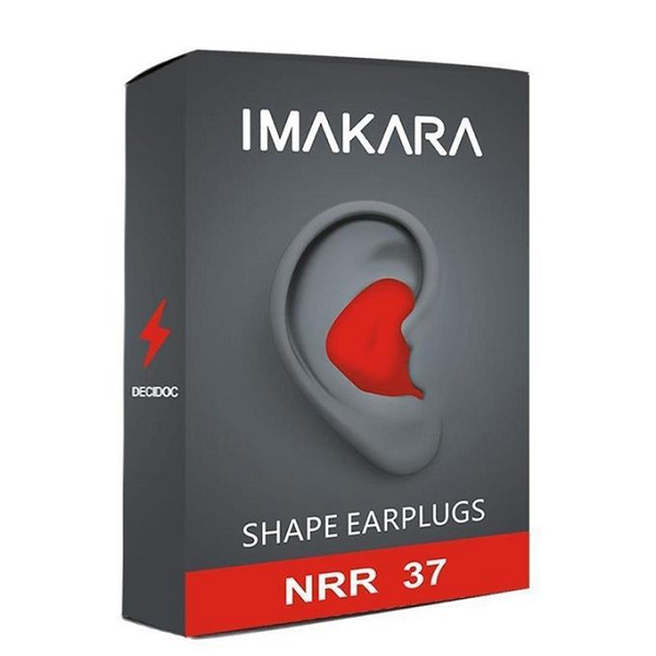 Unisex Reusable Moldable Earplugs for Noise & Water Protection