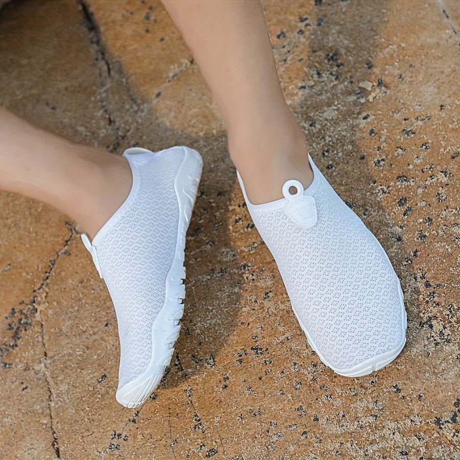 Water Shoes for Women with Quick Dry Breathable Mesh Upper and Non-Slip Rubber Sole – Ideal Beach and Swim Shoes