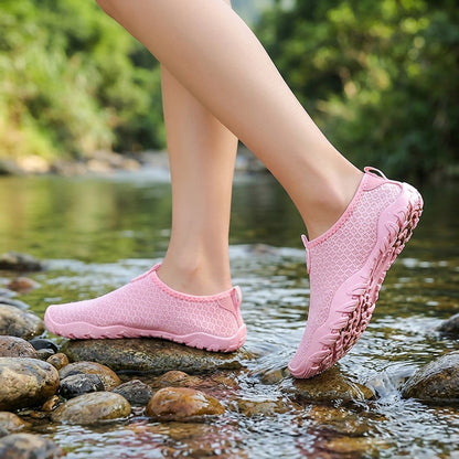 Women’s quick-dry water shoes with breathable mesh and non-slip sole – For beach and swimming