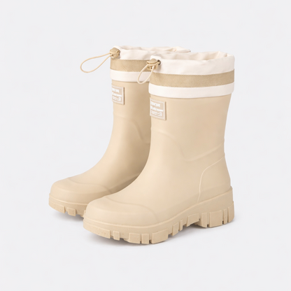 Women's Waterproof Rain Boots: Durable Slip-On for Wet Weather