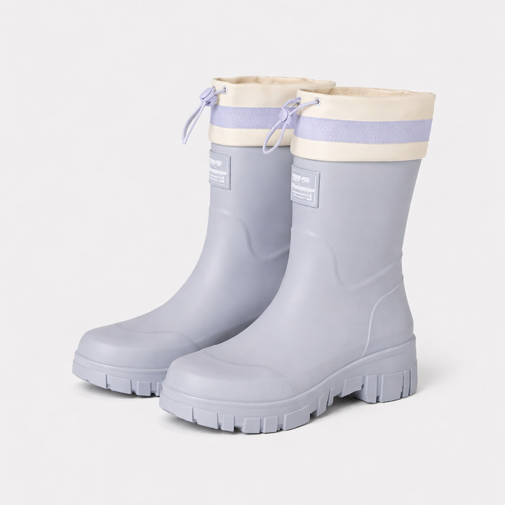 Women's Waterproof Rain Boots: Durable Slip-On for Wet Weather