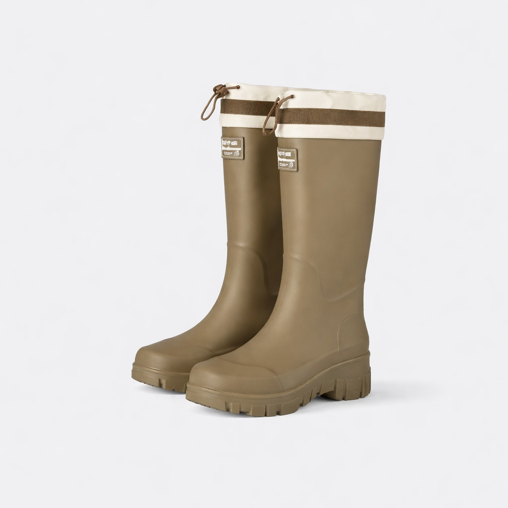 Women's Waterproof Rain Boots: Durable Slip-On for Wet Weather