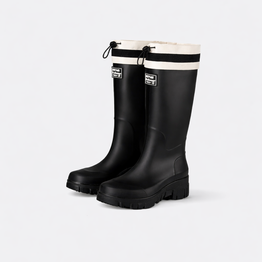 Women's Waterproof Rain Boots: Durable Slip-On for Wet Weather