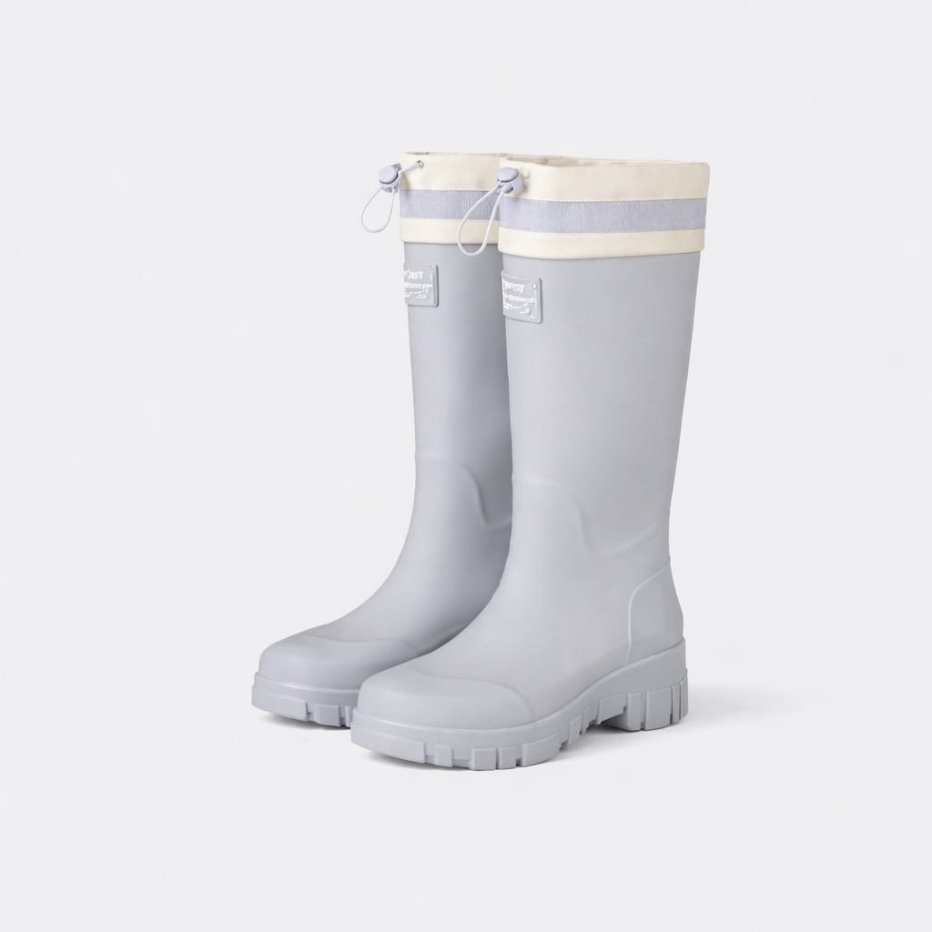 Women's Waterproof Rain Boots: Durable Slip-On for Wet Weather