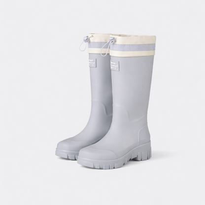 Women's Waterproof Rain Boots: Durable Slip-On for Wet Weather
